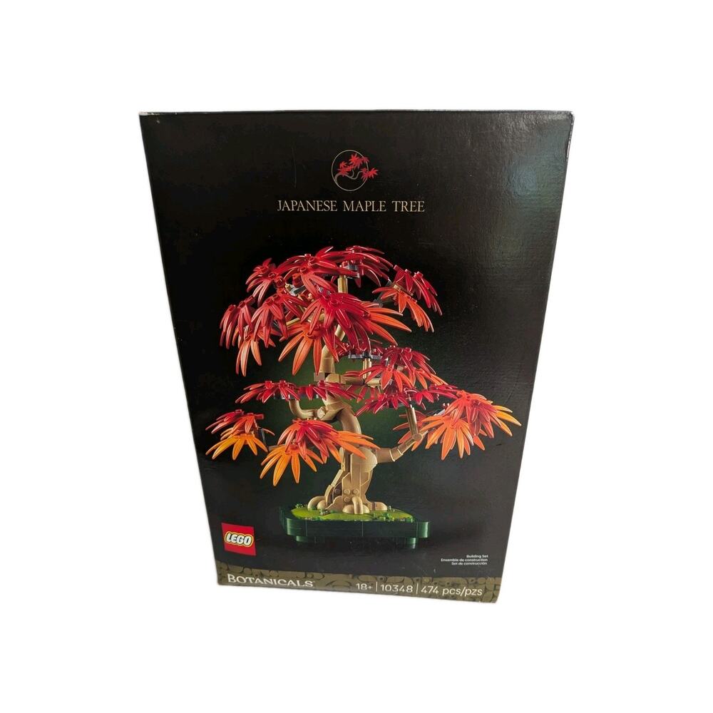 LEGO #10348 Botanicals Japanese Red Maple Bonsai Tree NEW Complete Set 474 Pcs